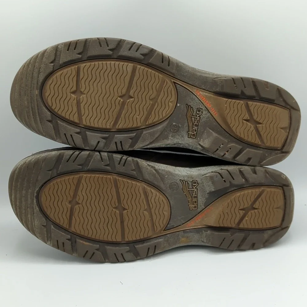 Dansko Men's Wayne Leather Slip Resistant Loafer Brown Size EU 46 US 12.5/13